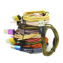 1 m 2 m 3M usb кабель с нейлоновой оплеткой ткани Алюминий из алюминиевого сплава micro v8 usb Кабель зарядного устройства для samsung s3 s4 s6 s7 edge для htc