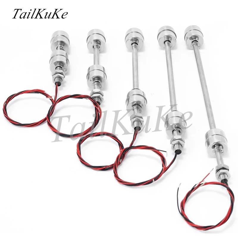 Bola Dupla de 304 Interruptor Nível de Água Controlador de Nível Sensor de Nível Superior e Inferior Nível Líquido Aço Inoxidável