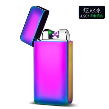 

Laser Induction Dual Arc Lighter Quick Ignite Cigarette Lighter 3D Print USB Electronic Plasma Lighters Gadgets for Men Gifts