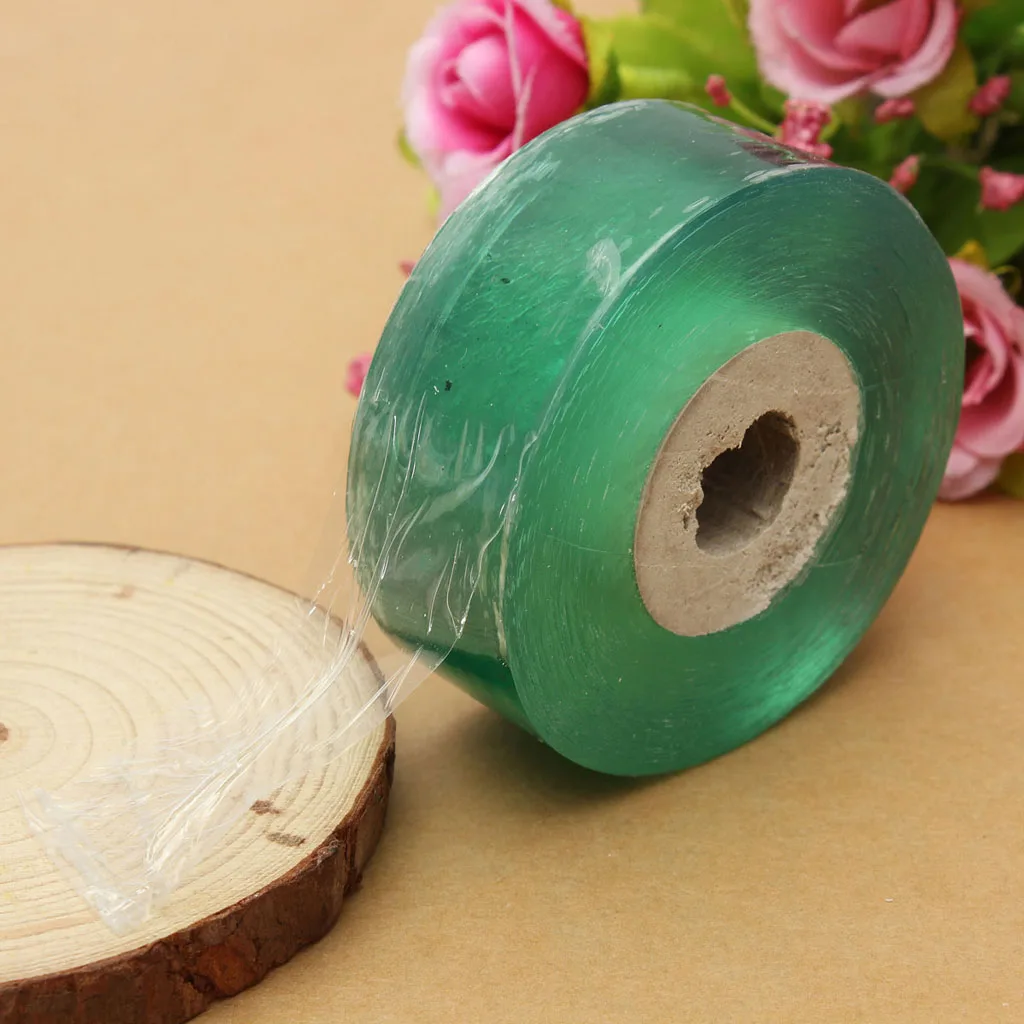 100mx2cm Grafting Stretchable Tape Moisture Barrier Plant Repair Clear