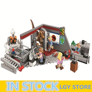 

10924 378pcs Jurassic World The Velociraptor Chase Model Building Block Toys For Children Gift