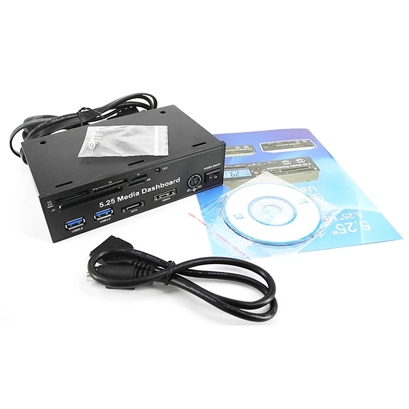 5 25 CD положение водителя многофункциональный панель PCIE для USB3.0 передней панели USB