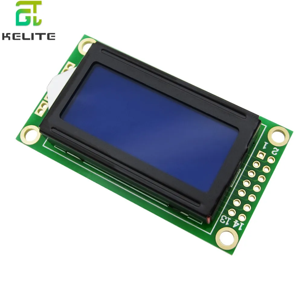 

HAILANGNIAO Blue LCD 0802 Character Display Module 5V 0802 for