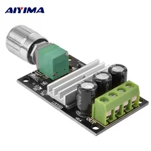 

AIYIMA Mini PWM 3A 70W DC Motor 6V 12V 24V 28V Controller Module Adjustable speed Regulator Control Governor Switch DC-DC 0-28V