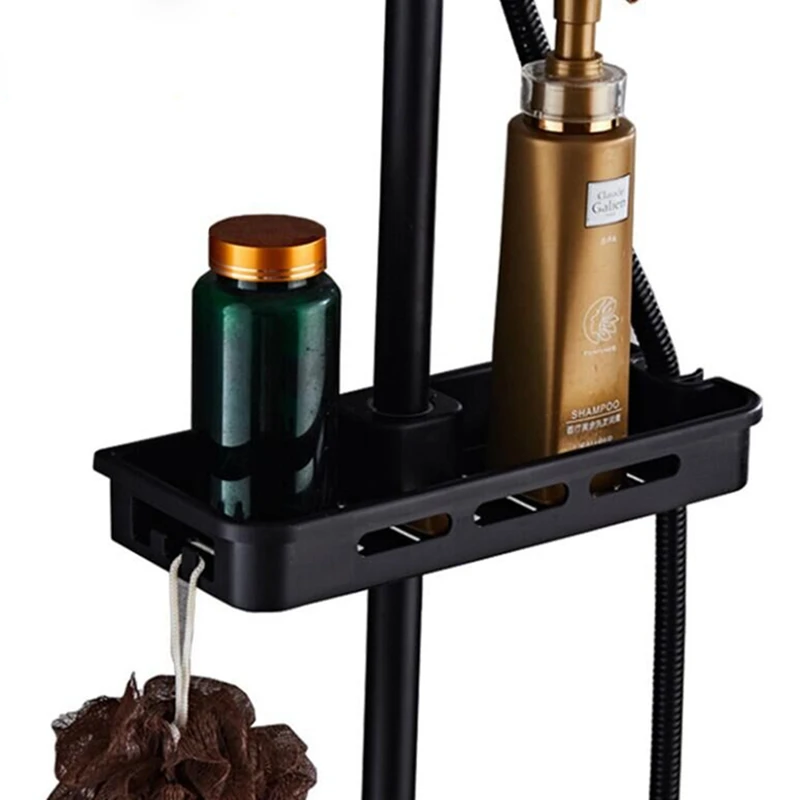 

ABS Bathroom Shower Rack Soap Dish Box Adjustable Tray Soap Box Storage Rack Kitchen Storage Rack Organizer Accessaries