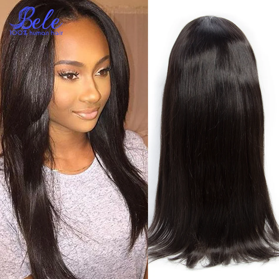 Mink Brazilian Straight Hair Lace Front Human Hair Wigs 100 Pure Human
