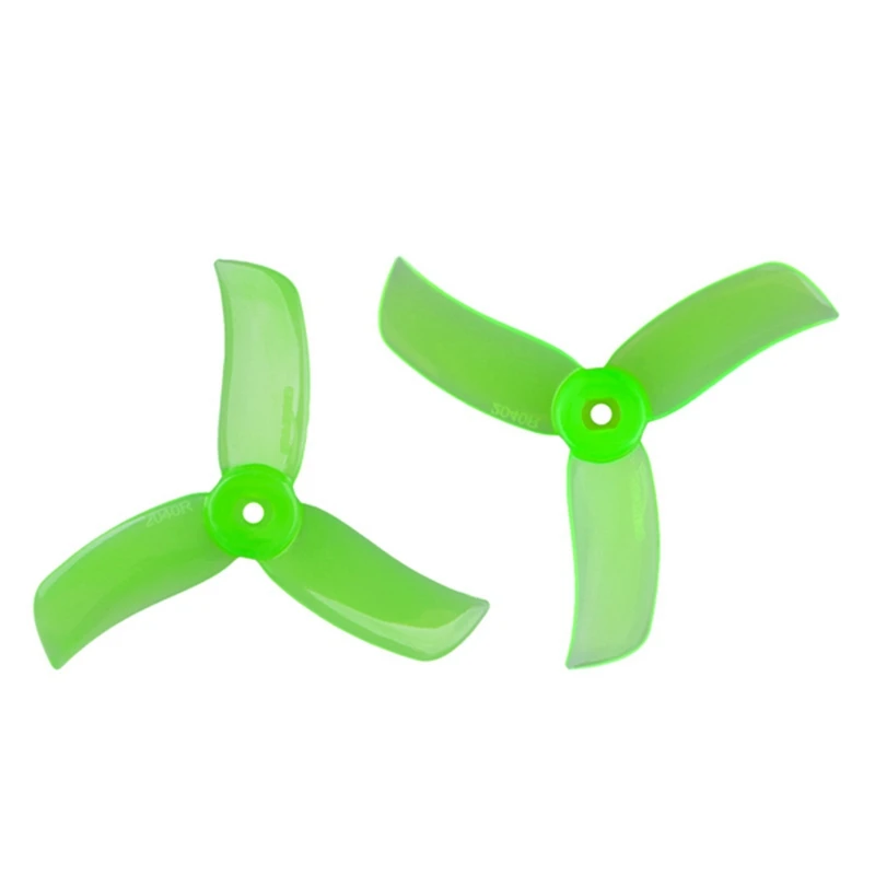 4 пары Gemfan Hulkie 2040 2x4x3 3-лопастное квадратное отверстие PC 5 цветов FPV гоночный пропеллер лезвия для 0806-1105 мотор для RC игрушки