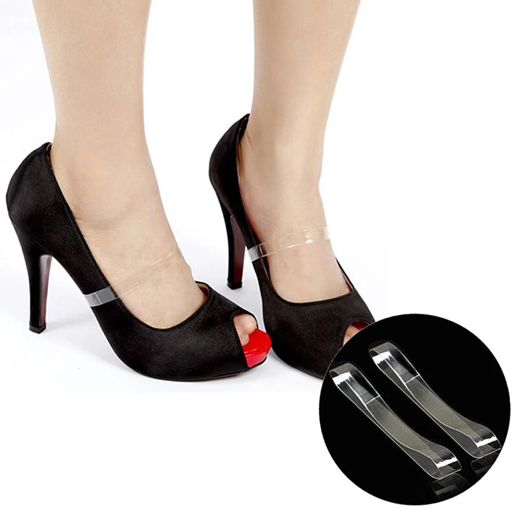 2Pcs/Set Transparent Women's High Heel Sets Of Protective Cover Dance Shoes Heel 