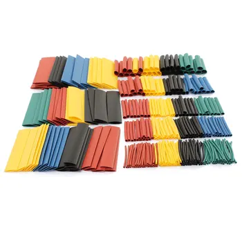 

328Pcs/pack Polyolefin Assorted Heat Shrink Tubing Insulation Shrinkable Tube Wrap Wire Cable