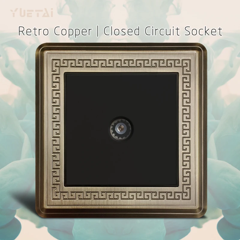 

retro copper style socket closed circuit