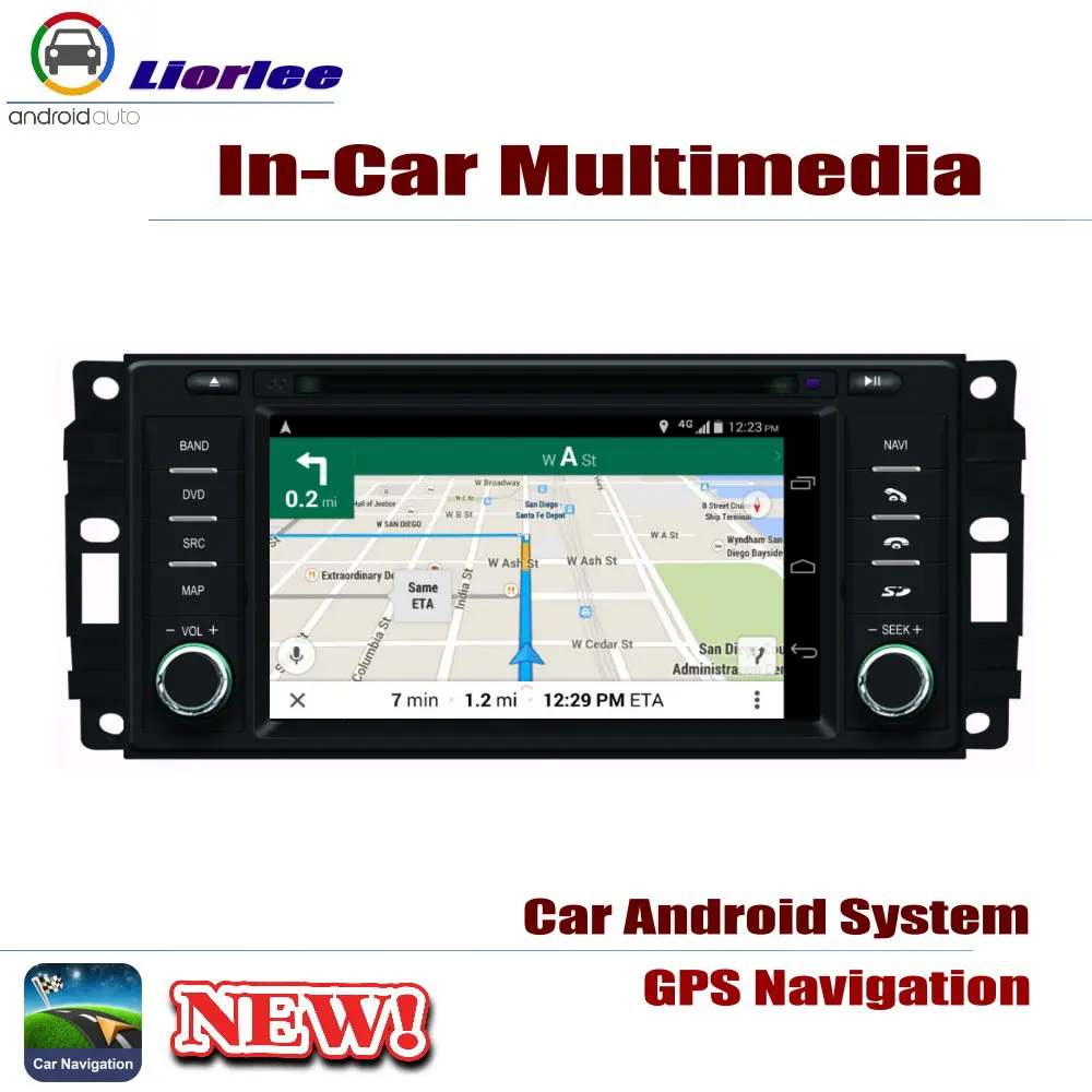 Flash Deal Car Radio DVD Player GPS Navigation For Dodge Charger 2008~2010 Android HD Displayer System Audio Video Stereo In Dash Head Unit 2