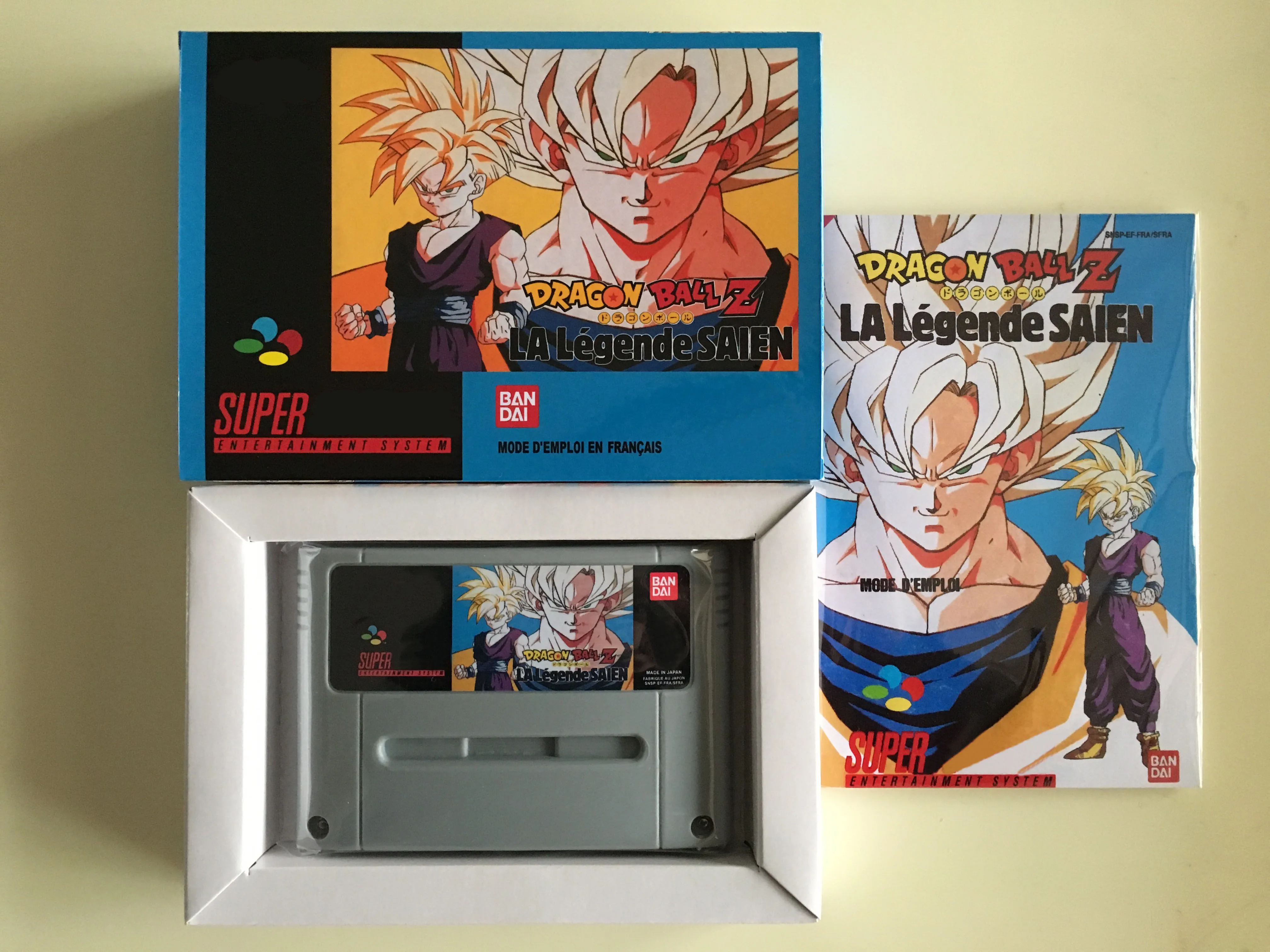 16-битные игры* Dragon Ball Z-La Legende Saien(Французская версия PAL! Коробка+ инструкция+ картридж