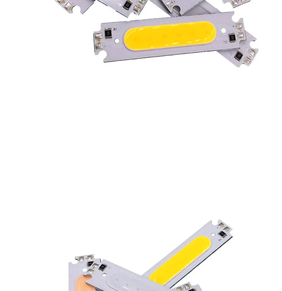 60x15MM 2W COB Chip LED Light Lamp 12V White Yellow Blue Red Green Pink Purple Color LED Bulb for Car Lighting 60mm COB Board (3)