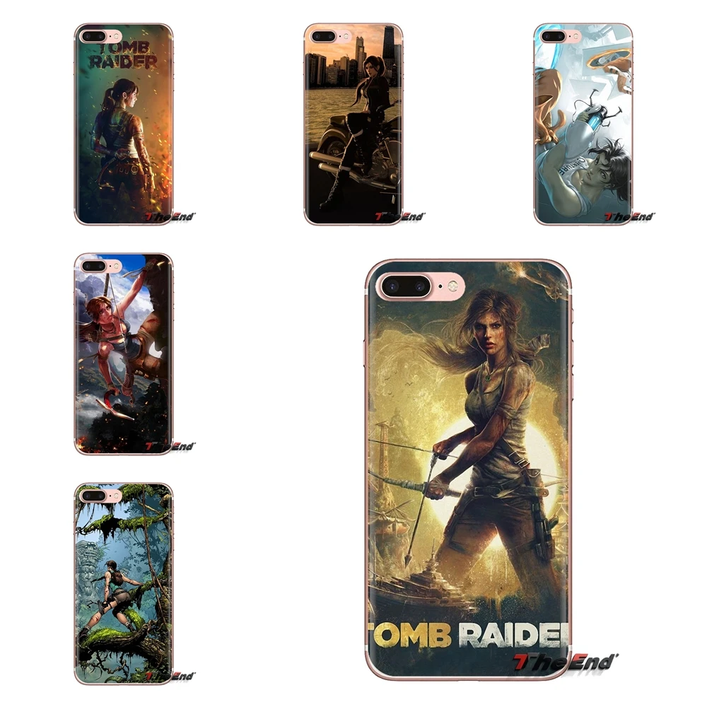 Lara Croft Tomb Raider game Soft Transparent Cases For Huawei Nova 2 3 2i 3i Y6 Y7 Y9 Prime Pro GR3 GR5 2017 2018 2019 Y5II Y6II |