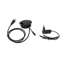 Newest Esloth PC Desktop Hol 69*60*24 mm USB 3.0 Hub Expansion Gadgets Supports Data Read Rechargeable TF SD MMC Card Reader