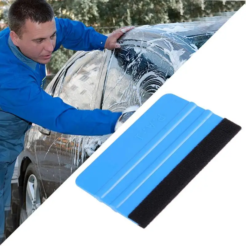 

Car Styling Accessories Car Vinyl Film Wrapping Scraper Tool 10*7.2cm Soft Fluff Felt Edge Squeegee Window Film Sticker