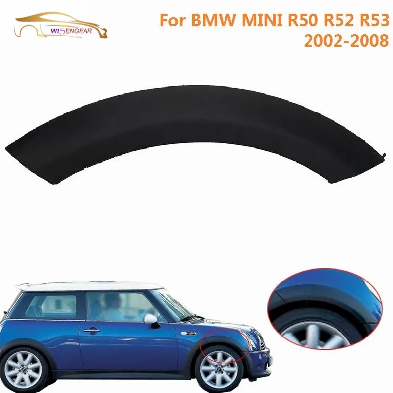 

Wheel Arch Fender Flares Protection Mouldings Trim Cover Cap For BMW MINI One Cooper R50 R52 R53 2002-2008 Mudguards For Car /