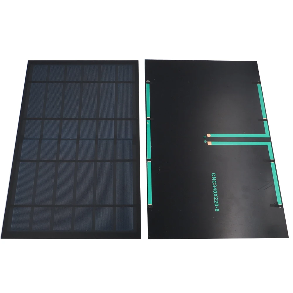 Солнечный модуль 6 В в 10 Вт 1.6A портативный модуль DIY небольшая солнечная панель для зарядное устройство для сотовых телефонов домашний свет