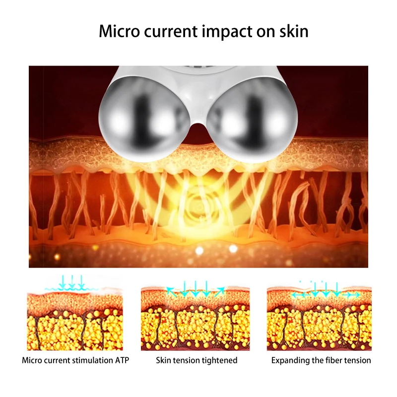 Micro micro current - face - lifting - machine - skin - tightening - Spa - USB - charging - face - wrinkle - removing - Toner - device (2)