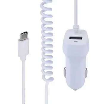 

ZUCZUG USB Car Charger Type C Phone Car-charger Universal Type-c 3.1 5V/3A & 5V/1A Adapter Mobile Charger for Nexus Nokia CG003