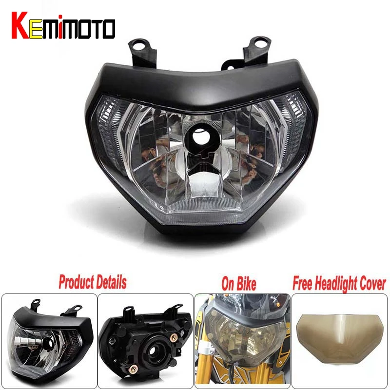 

MT 09 FZ-09 MT09 Front Head Light Headlight Housing For Yamaha MT-09 FZ-09 2014-2016 Motorcycle Lighting Headlamp accessories