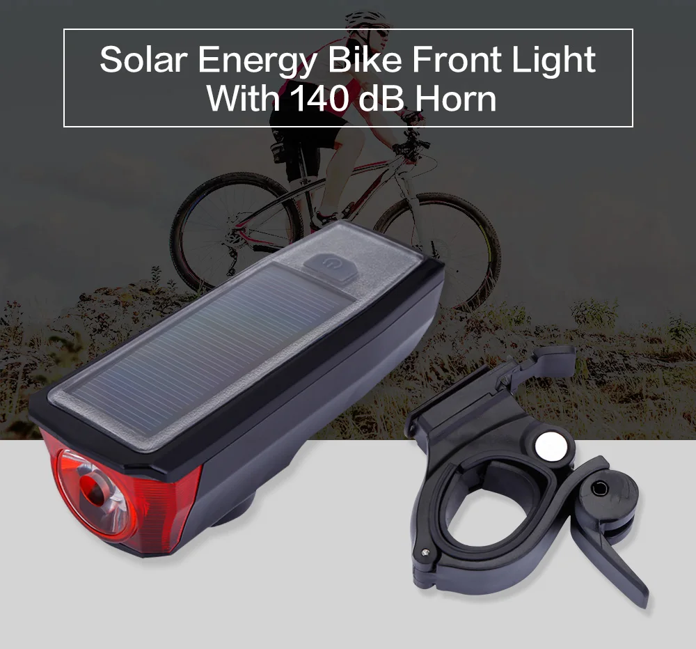 Discount Rechargeable USB Bicycle Light Bike Front Rear Light Tail Lamp 140dB Horn Solar Energy Headlight For Cycling 0 Discount Rechargeable USB Bicycle Light Bike Front Rear Light Tail Lamp 140dB Horn Solar Energy Headlight For Cycling 0