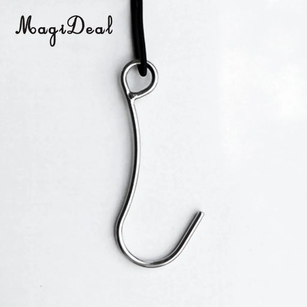 MagiDeal Heavy Duty Stainless Steel Scuba Dive Current/Drift Diving Reef Single Hook 15cm Safety Underwater Sport Equipment Acce