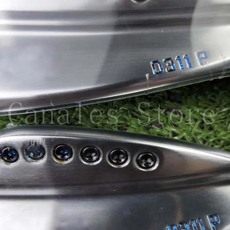 Golf irons 0311p gen2 golf clubs silver irons set blue diamond paint with blue pole set forged 3-9WG 9 pieces golf irons