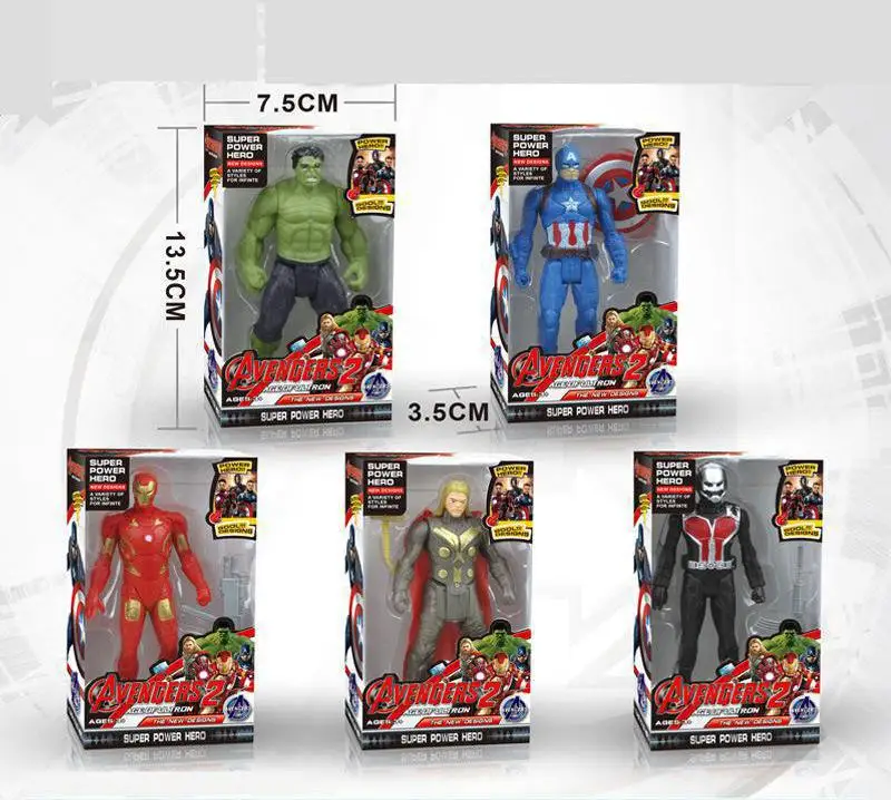 Marvel Toys The Avenger Endgame 10CM Super Hero Ant man Thor Captain Spider Man Iron Man Action Figure Toy Dolls