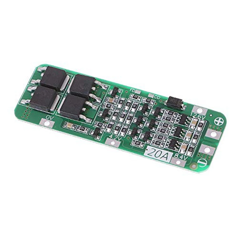 3S 20A литий ионная литиевая батарея 18650 зарядное устройство Pcb плата защиты Bms для