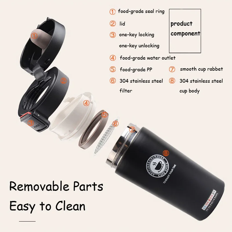 Thermos Bottle for Car Stainless Steel Vacuum Flasks for Tea Insulated Thermos Bottle for Water Thermal Cup Mug Thermocup (2)
