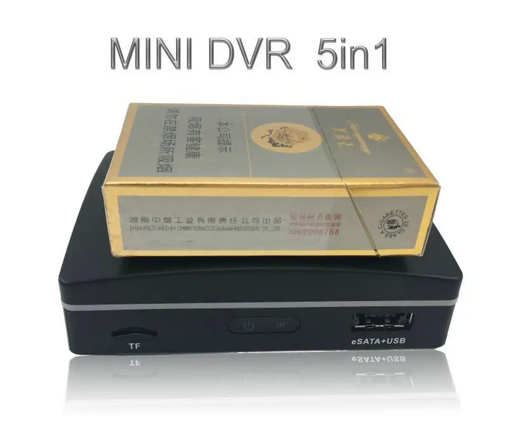 Мини камера видеонаблюдения 4 канала AHD DVR 1080N гибридный видеорегистратор NVR 5 в 1