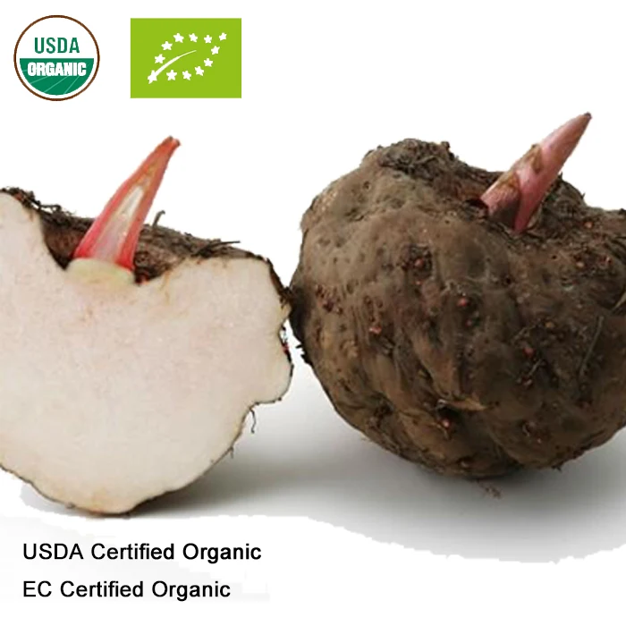 Органический экстракт конджака сертифицированный USDA и ЕС 10:1 глюкоманнана|Товары