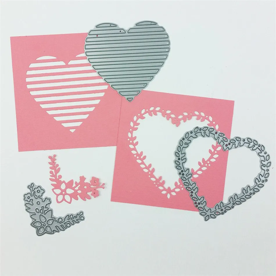 

Layers of Love Metal Cutting Dies Stencils Scrapbooking Photo Album Card Paper Embossing Craft DIY