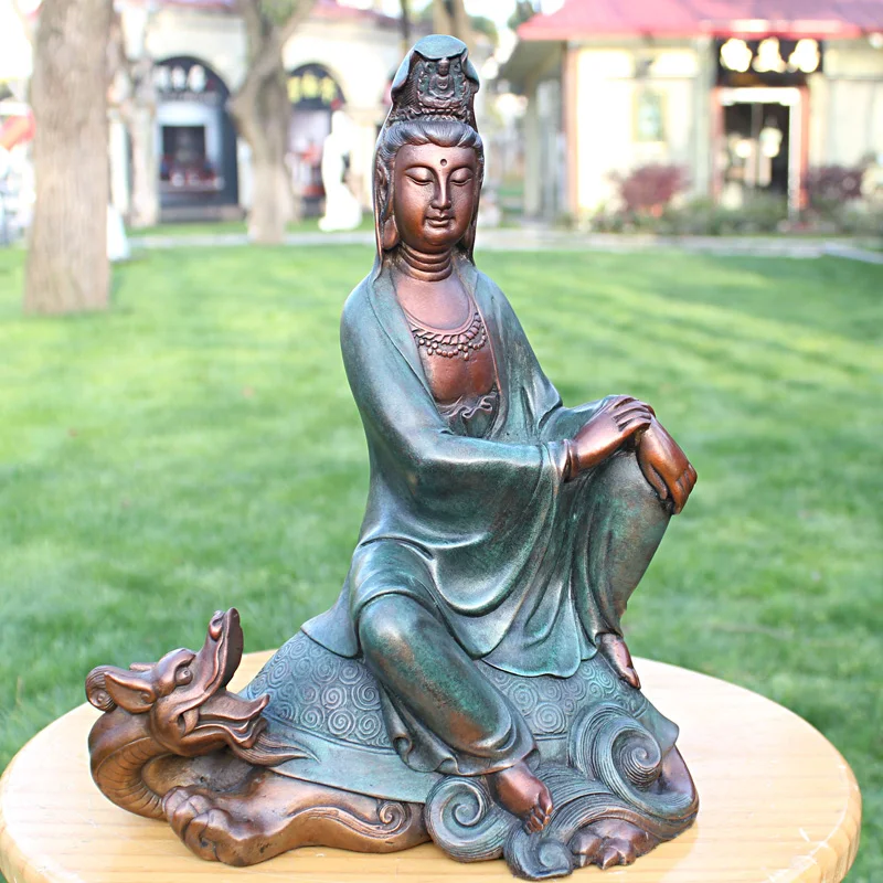

Guanyin Buddha bronze sculpture long copper crafts like Home Furnishing Decor business gifts decoration decoration