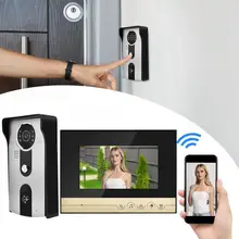 Doorbell 7 Inch Color LCD Touch Button Video Door Phone Doorbell Intercom Entry System Security door bell Doorbell 7 Inch Color LCD Touch Button Video Door Phone Doorbell Intercom Entry System Security door bell