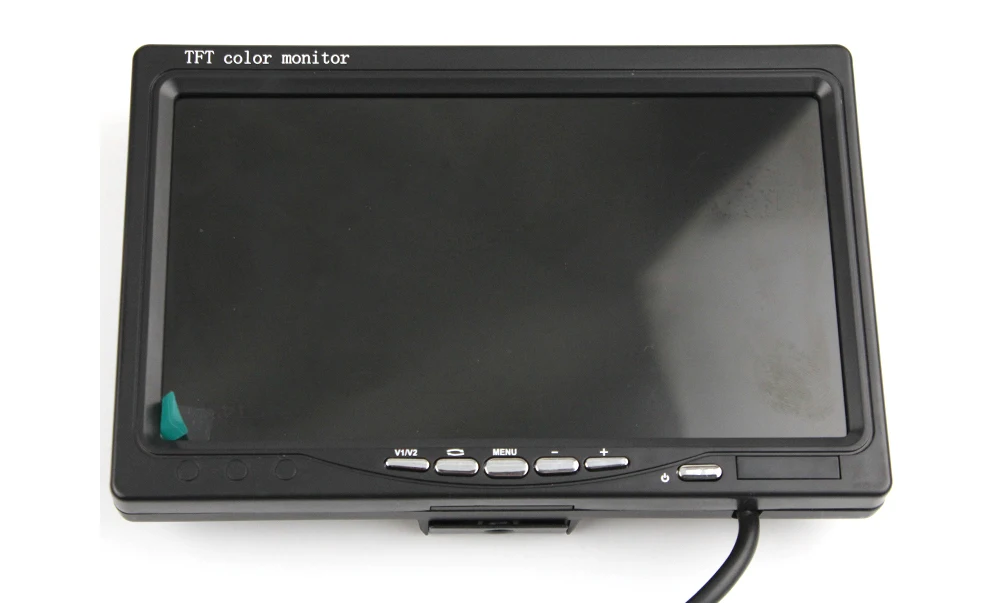 Uvusee 7 дюймов 1024x600 TFT цветной lcd AV автомобильный монитор заднего вида с HDMI VGA AV входом CCTV монитор безопасности+ пульт дистанционного управления