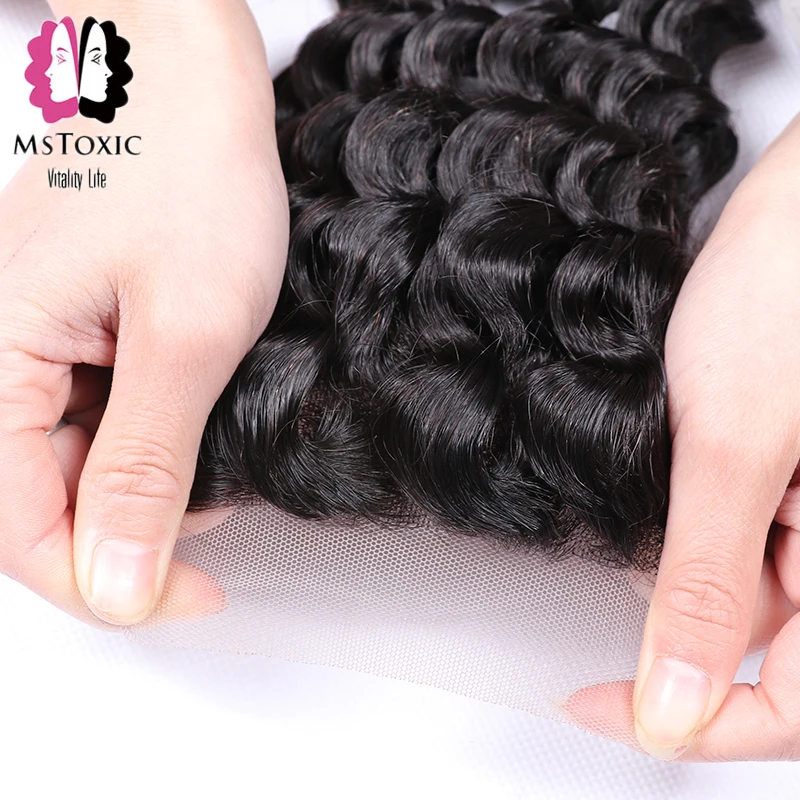 Mstoxic Deep Wave Bundles With Closure Brazilian Hair Weave Bundles With Closure Non Remy Human Hair Bundles With Closure Mstoxic Deep Wave Bundles With Closure Brazilian Hair Weave Bundles With Closure Non Remy Human Hair Bundles With Closure
