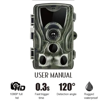 

HC-801A Hunting Trail Camera 1080P Photo Trap Camera 0.3s Trigger Time 940nm Wild Night Vision Hunter Hunting Camera Chasse