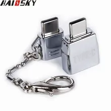 Haissky металлический type-C адаптер наборы Micro USB-type C и USB-type-C OTG конвертер синхронизации данных зарядный адаптер для LeEco Xiaomi