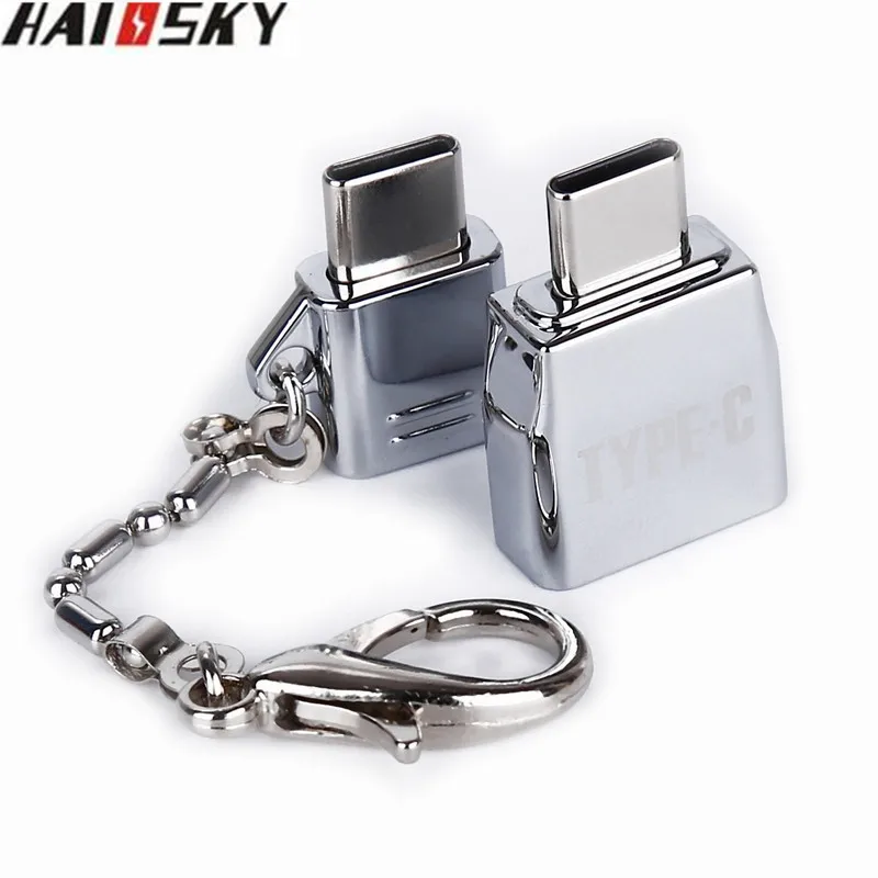 Металлический адаптер Haissky Type C микро usb type c и USB OTG конвертер для синхронизации