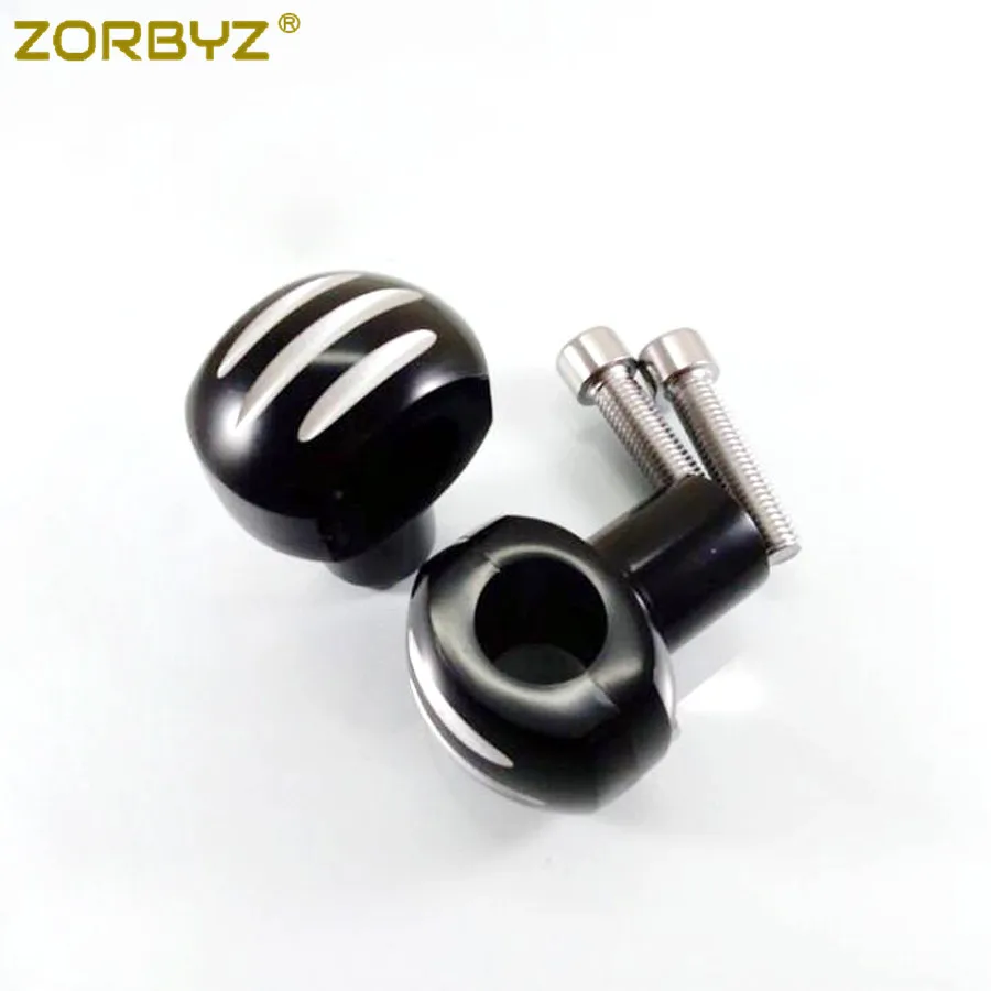 ZORBYZ мотоцикл " 25 мм Край вырезанный руль стоячий зажим для Боббер, чоппер, Крузер туринг на заказ - Цвет: Black