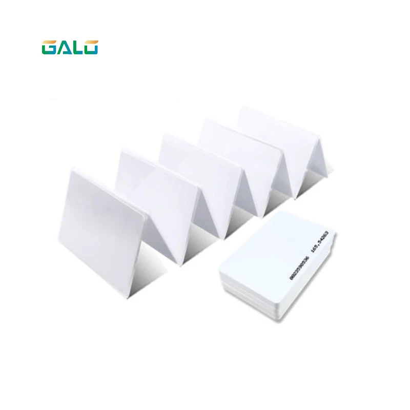 

PVC PLASTIC Blank ID Card Credit Card thin white Available for Card printer