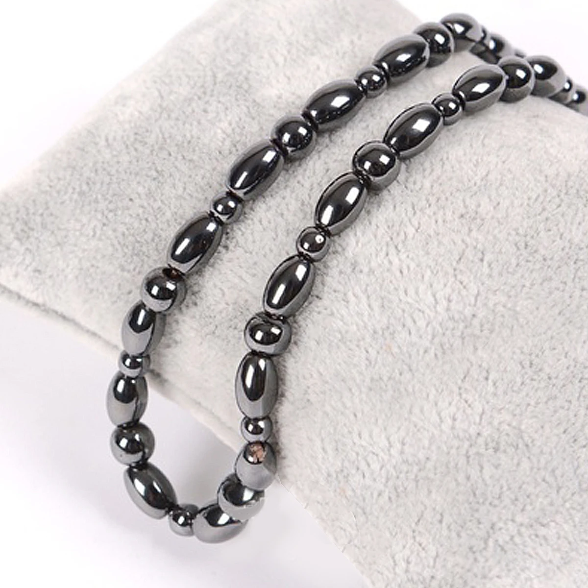 Vintage Black Therapy Anklet Shellhard Beads Foot Chain