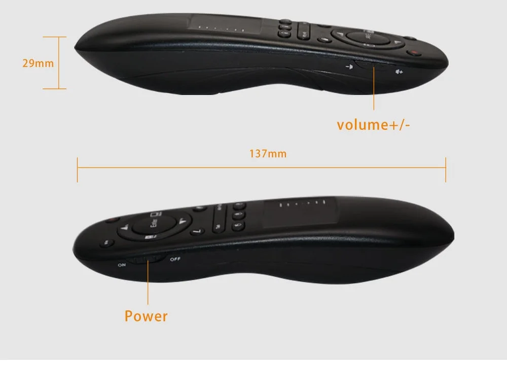 Runsnail 2,4G беспроводной RF пульт дистанционного управления лазерный Презентер указка air mouse для PPT Многофункциональный PowerPoint с сенсорной панелью PCi7