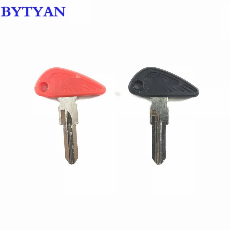 

BYTYAN Motorcycle Keys Embryo Blank Key for indian SCOUT Uncut Blade Keys Chip