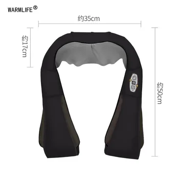 

U Shape Electrical Back Shoulder Body Neck Massager Infrared Heated Kneading Car/Home Massagerr Multifunctional Shawl