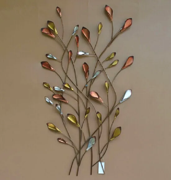 Modern Home  Decoration Metal Wall  Art  Hand Made Tree 