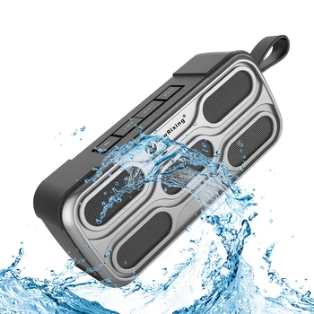 

Bluetooth Wireless Outdoor Waterproof Speaker Radio FM Subwoofer Portable Handsfree HIFI Bathroom Music Riding Speakers