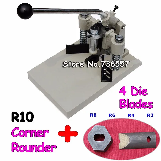 Радиус R3, R4, R6, R8, R10 5 лезвий все металлические ID Бизнес Criedit бумажная карта ПВХ угловой круглый резак